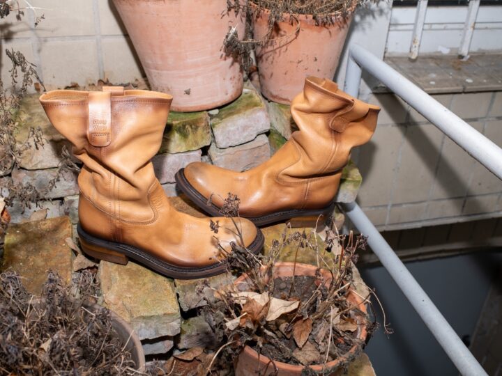 Pick Of The Week: Miu Miu Foule leather Booties